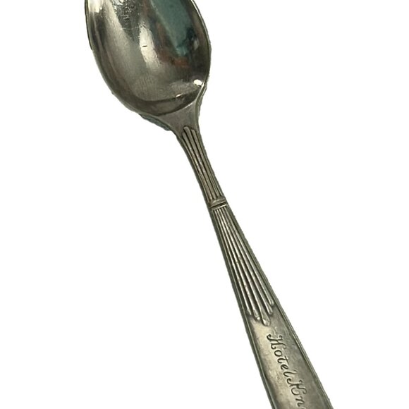 Vintage Reed Barton Silver Plate Childrens Spoon Hotel Knight 4.5" Long - Picture 8 of 8